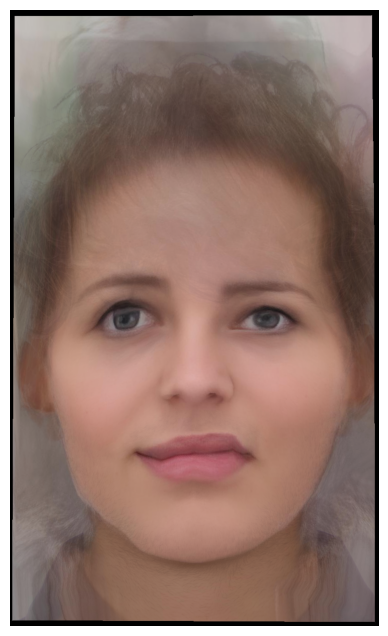 Individual Morph into Mean Face