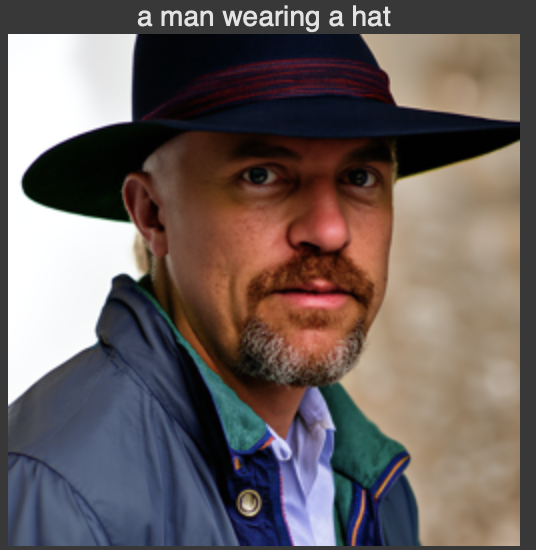 Man Wearing Hat 40 Iterations